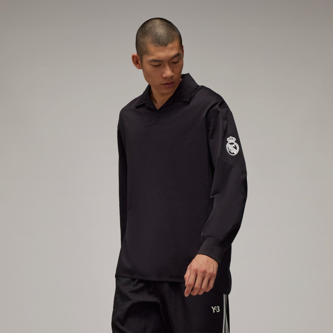 Y-3 Real Madrid Travel Long Sleeve Poloshirt