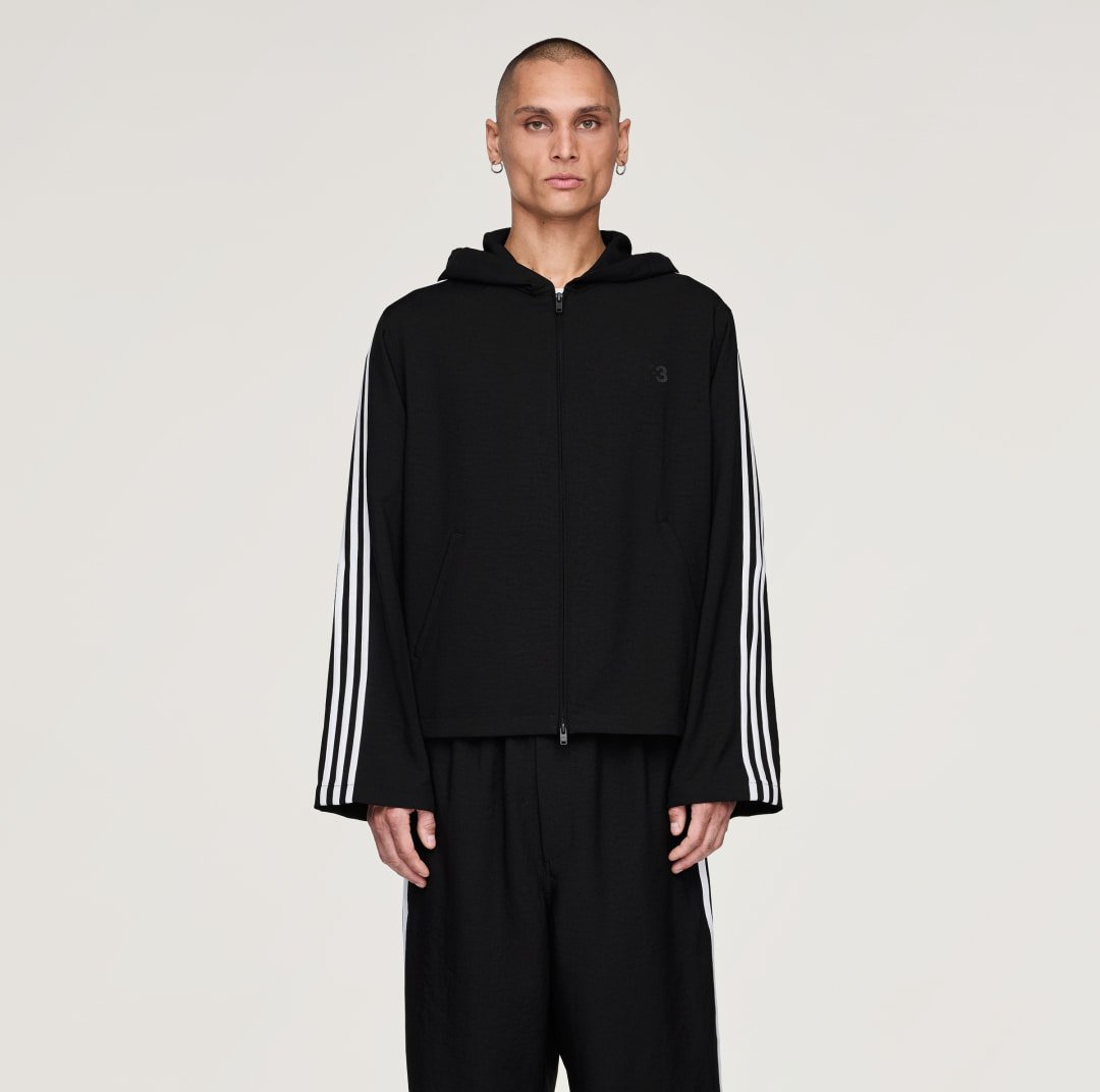 Thumbnail - Y-3 Kapuzenjacke 3-Streifen
