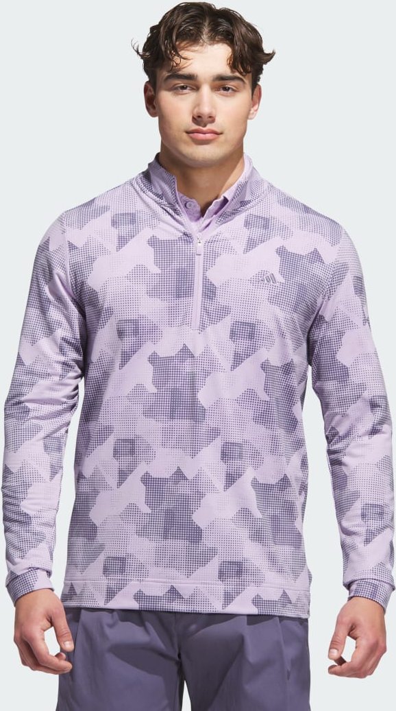 Go-To Printed Quarter-Zip Pullover