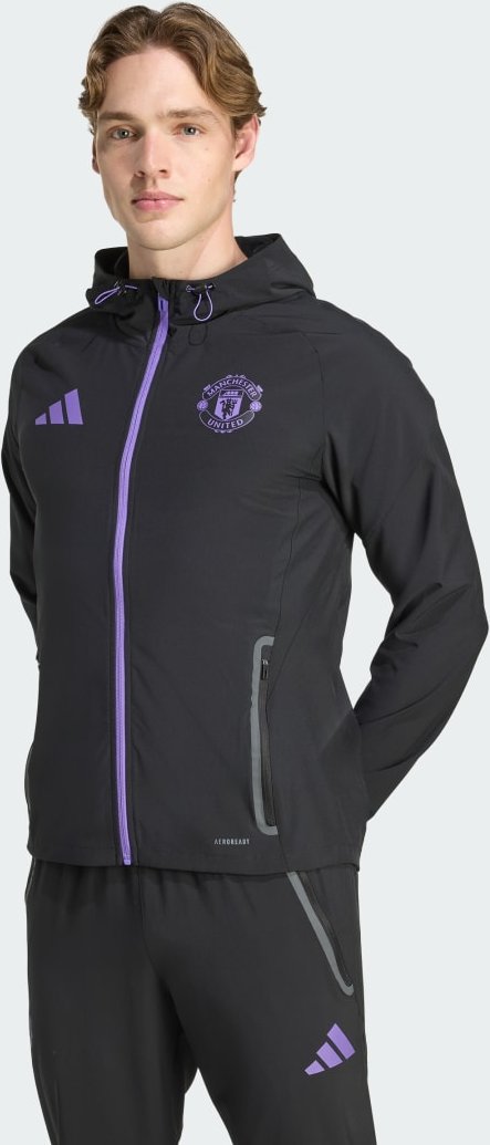 Manchester United Tiro 25 Competition Vis Tech Travel Jacke