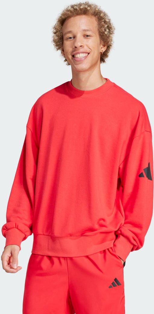 Thumbnail - Essentials Loose Fit 3 Bar Logo Sweatshirt