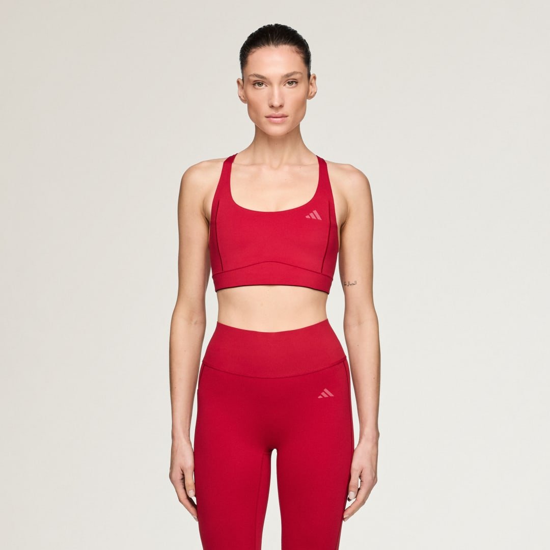 adidas x entire studios Optime Training Sport-BH, mittlere Belastung