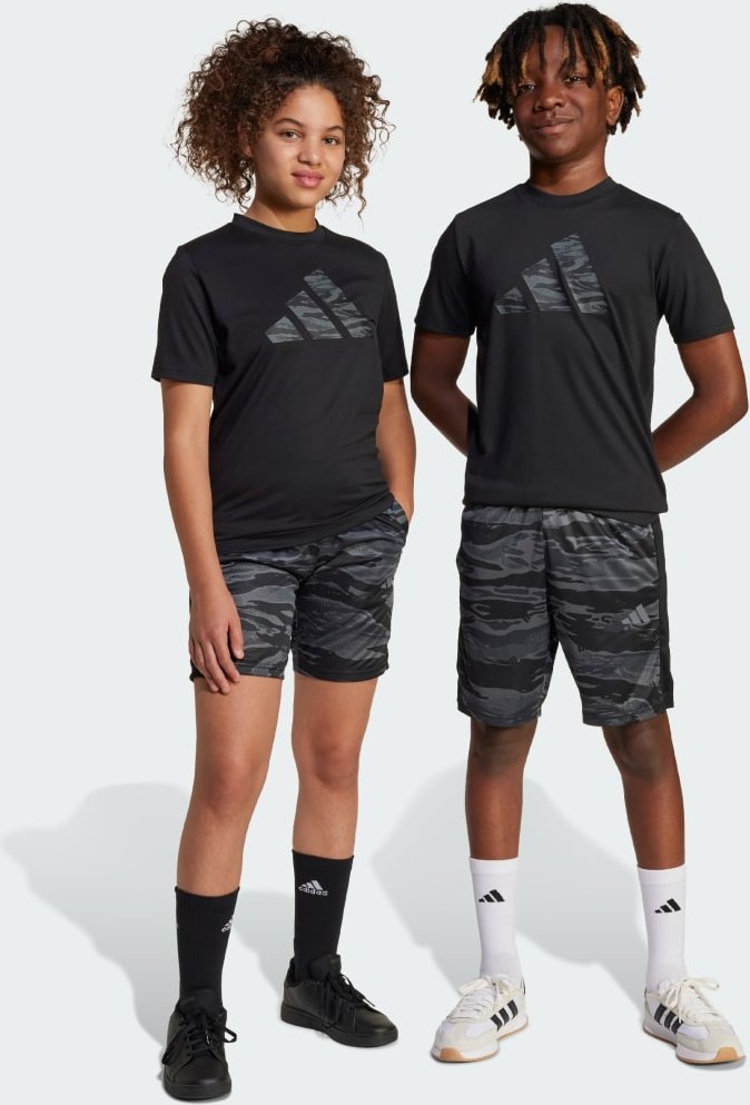 Thumbnail - Train Essentials Camo Print Kids Shorts