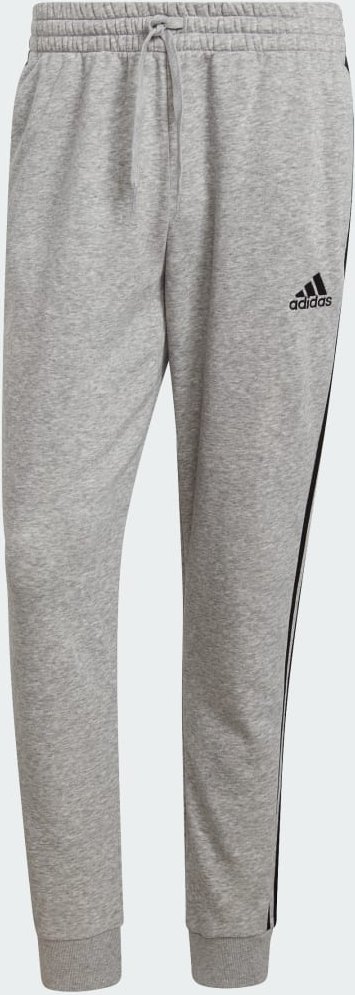 Essentials Fleece Tapered Cuff 3-Streifen Hose