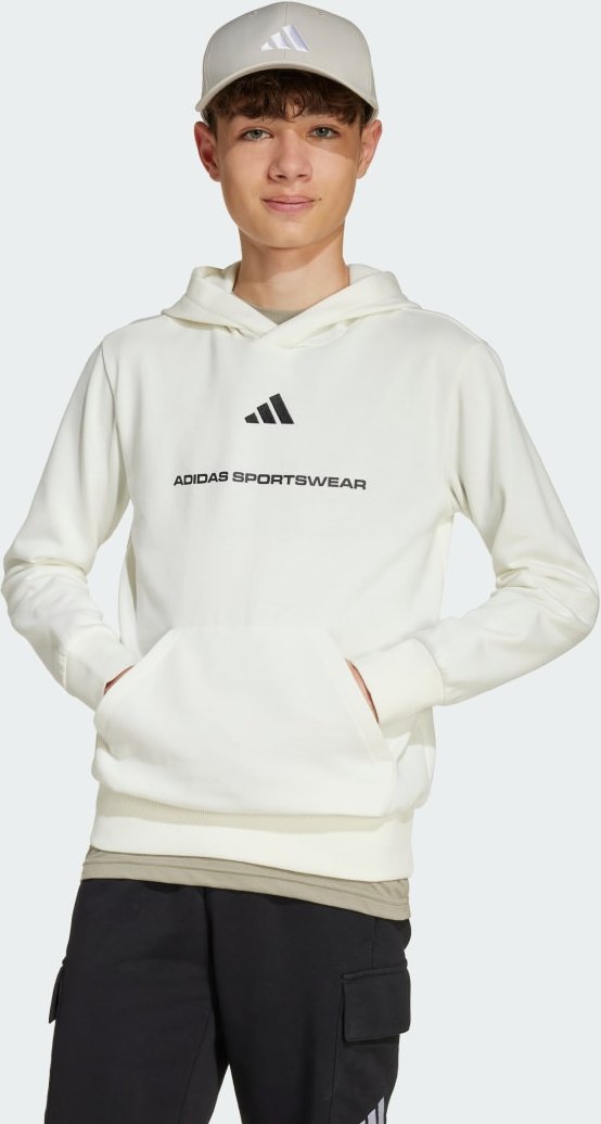 adidas Slogan Fleece-Hoodie
