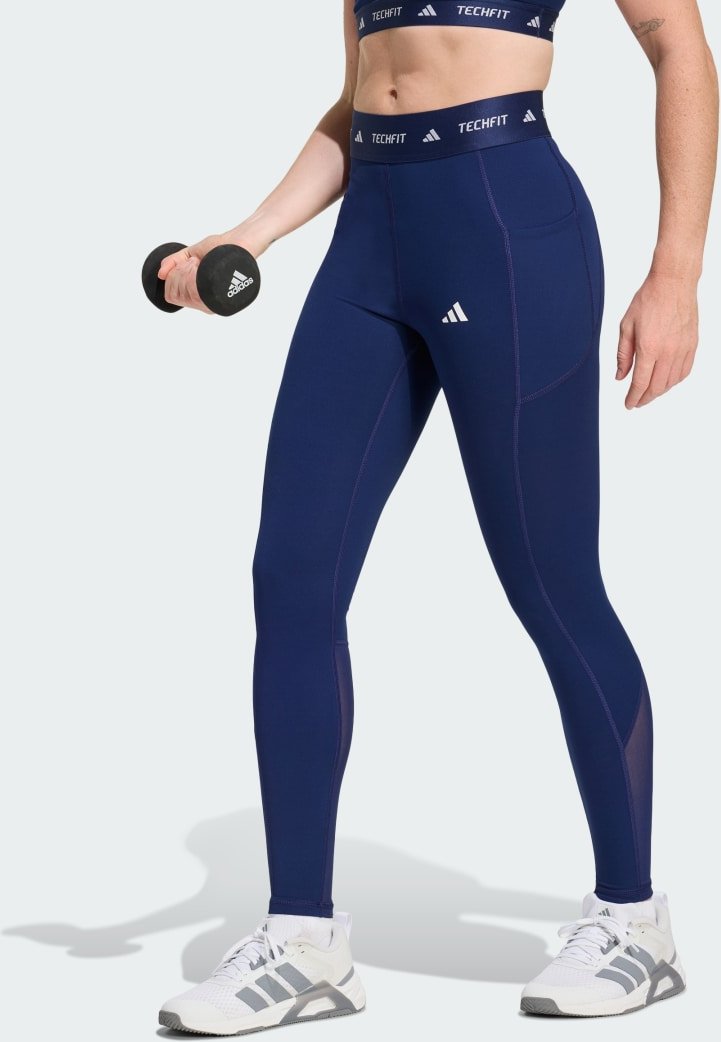 Thumbnail - TECHFIT Stash Pocket Full-Length Leggings