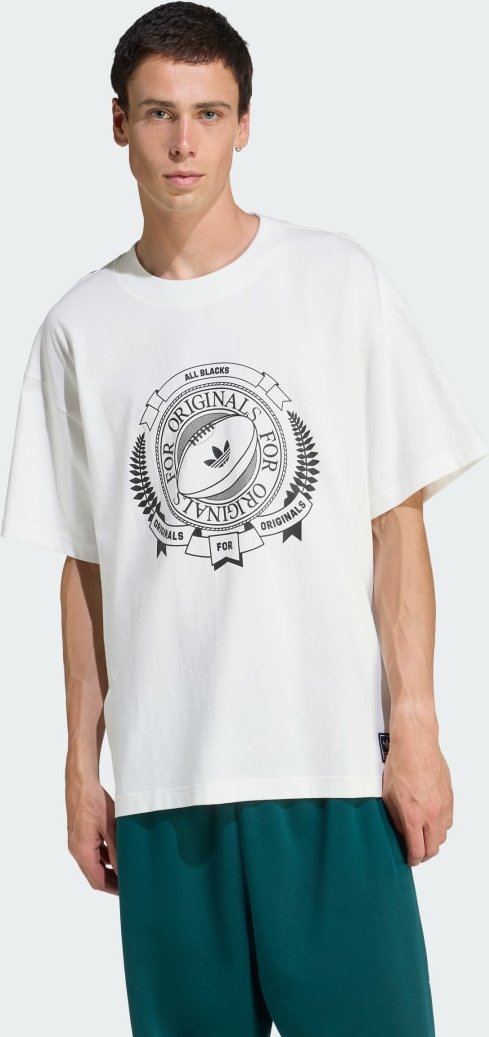 ADIDAS ORIGINALS & ALL BLACKS LOOSE GRAPHIC SS T-SHIRT