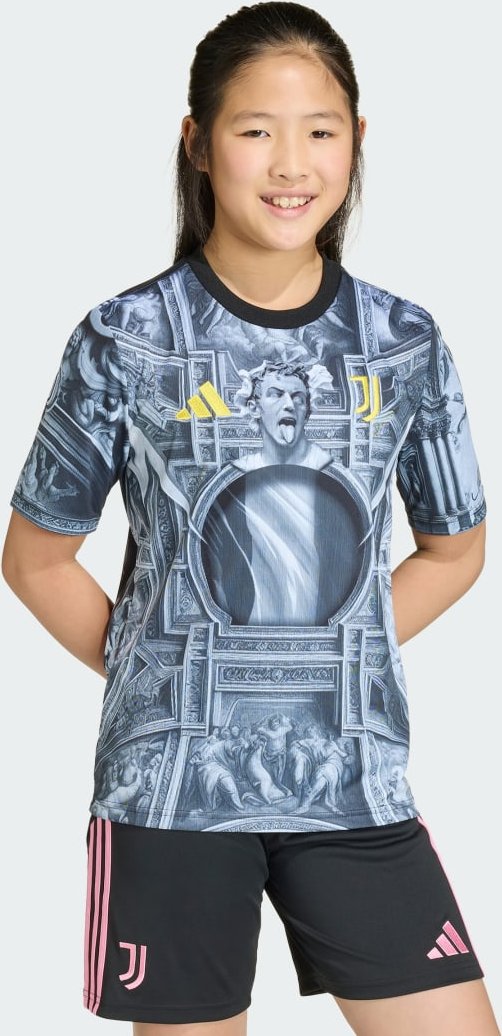 JUVENTUS 25/26 AUFWÄRMSHIRT JUNIOR