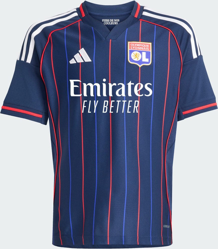 Thumbnail - Olympique Lyon 25/26 Kids Auswärtstrikot