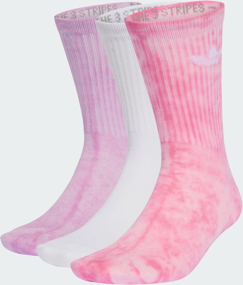 Tie Dye Crew Socken, 3 Paar