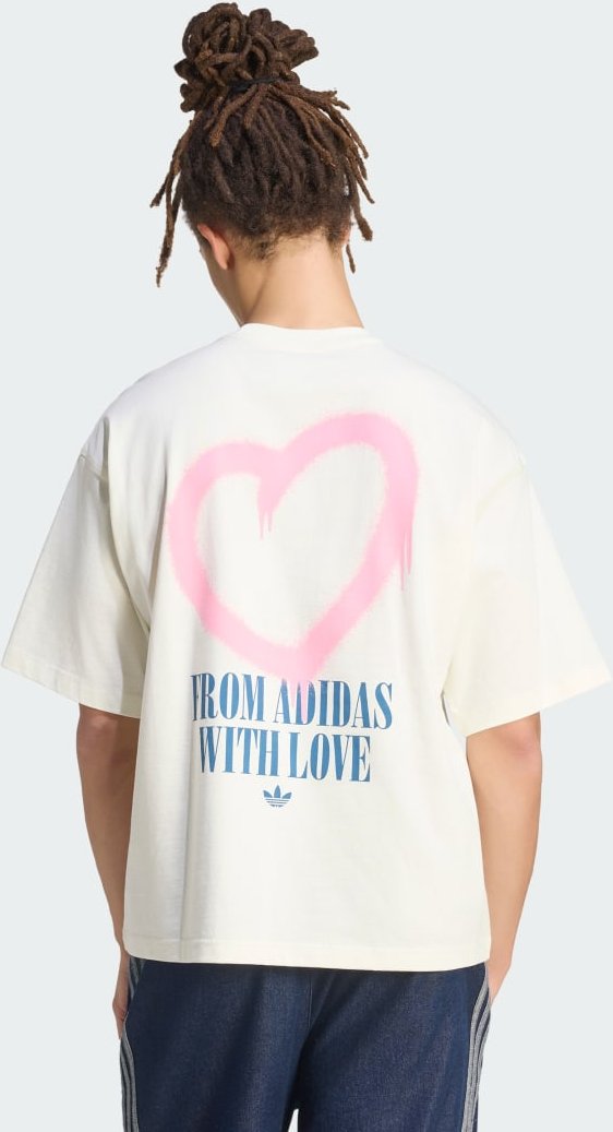 V-DAY BIG HEART GRAFIK-T-SHIRT