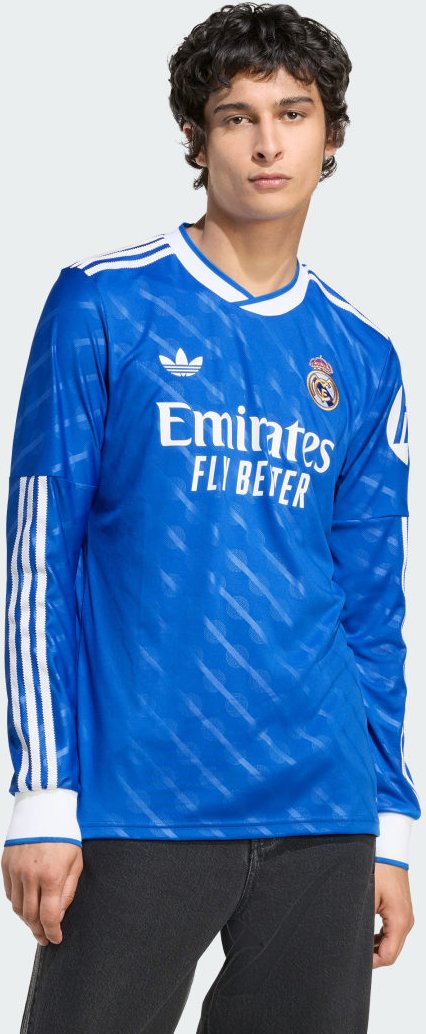 Thumbnail - Real Madrid 25/26 Langärmeliges Ausweichtrikot