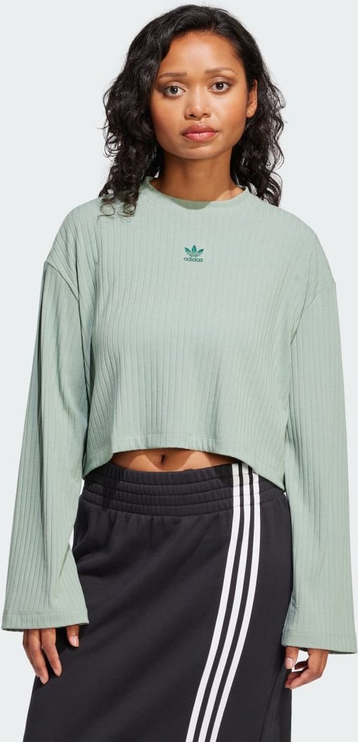 Essentials Wide Rib Long Sleeve Long-Sleeve Top