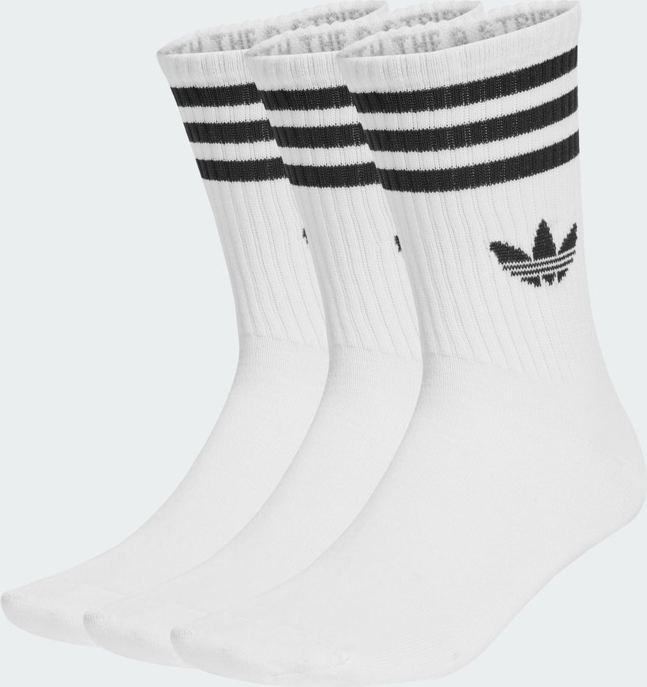 3-Streifen Crew Socken 3er-Pack