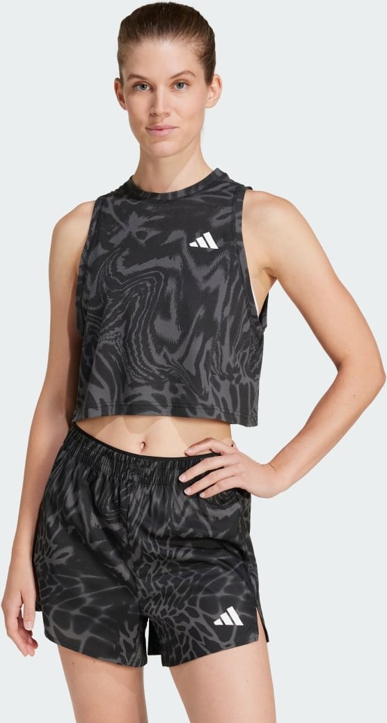 Train Essentials Allover Print Workout Tanktop