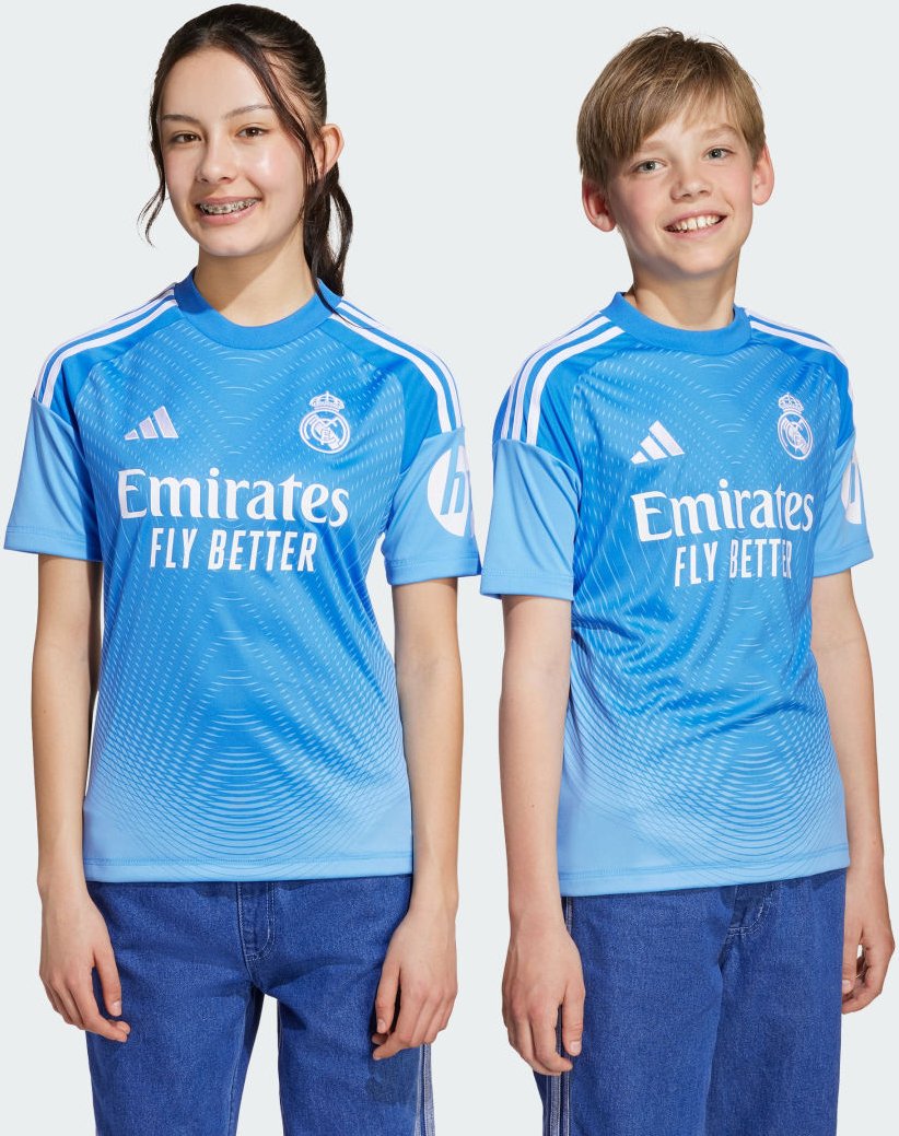 Thumbnail - Real Madrid 25/26 Kids Torwart-Heimtrikot