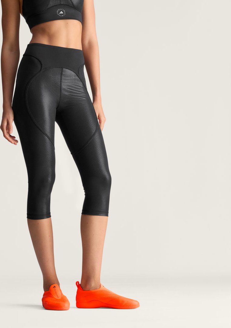Thumbnail - adidas By Stella McCartney Training Micro Dot Capri-Leggings