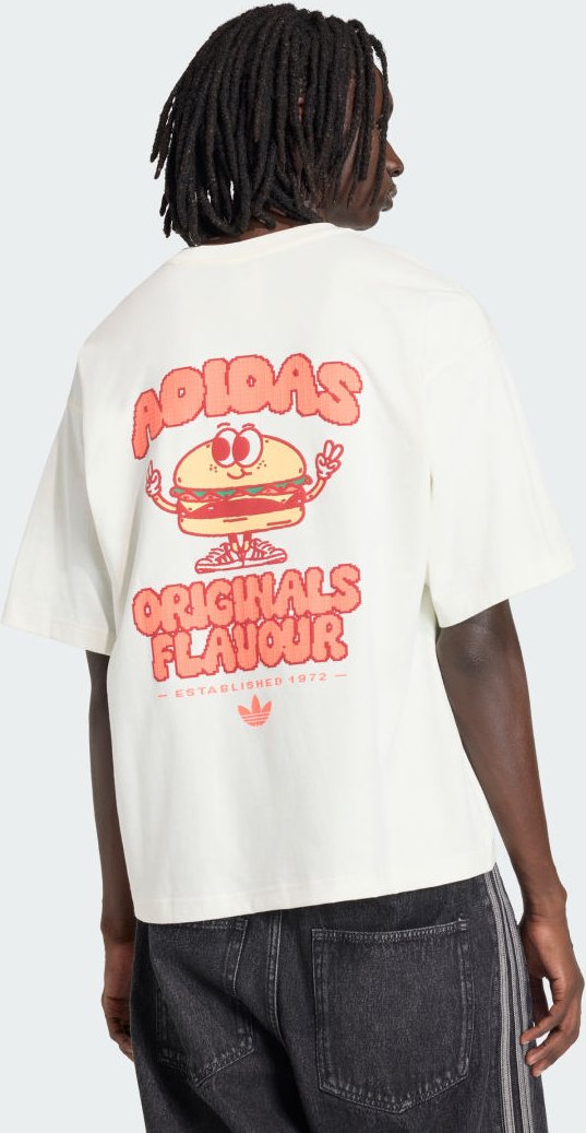 Pixelated Burger Character Grafik T-Shirt