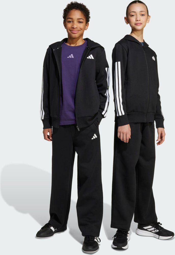 Fleece Trainingsanzug mit Kapuze Kinder