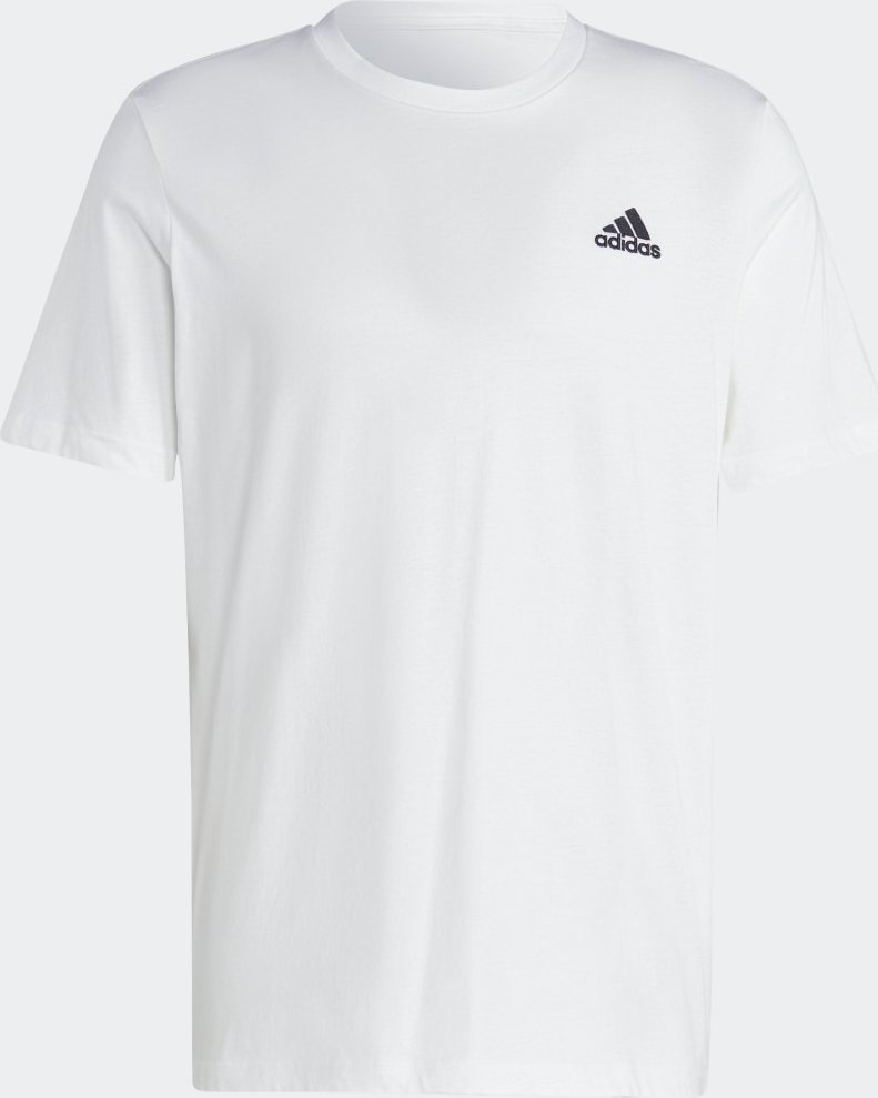 Essentials T-Shirt aus Single Jersey mit kleinem aufgestickten Logo