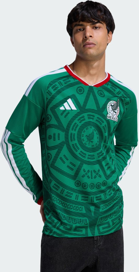 Mexiko 26 Langärmeliges Heimtrikot