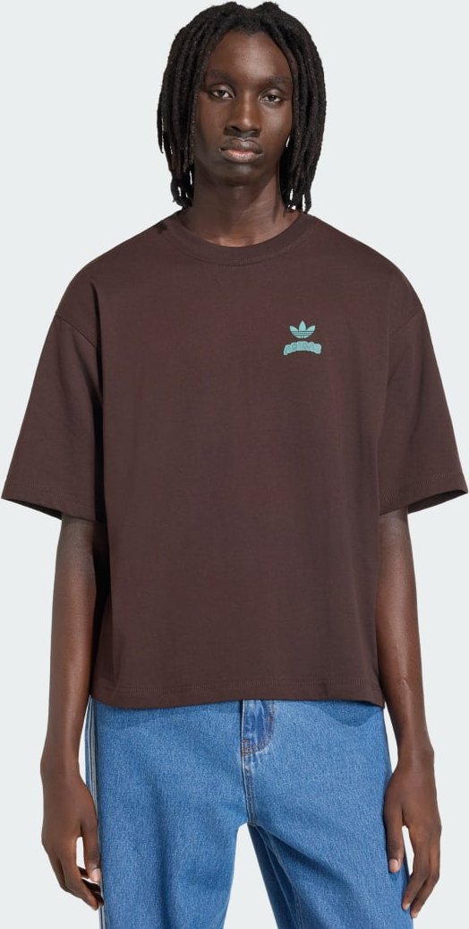 Pixelated Burget Character Graphic T-Shirt