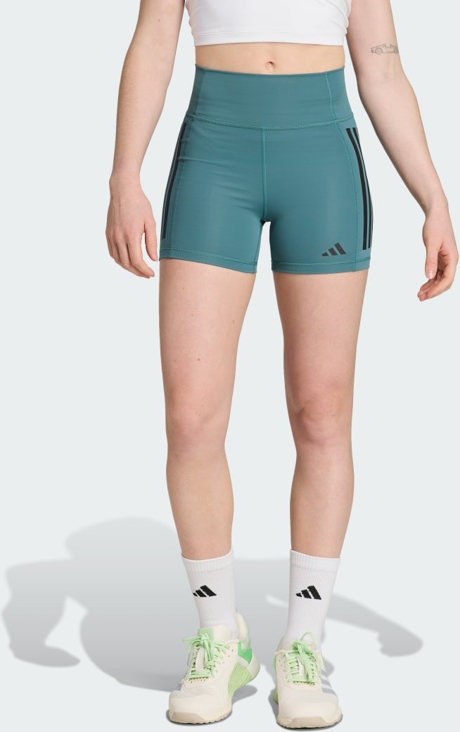 Thumbnail - Optime 3-Streifen 1/4 Kurze Leggings