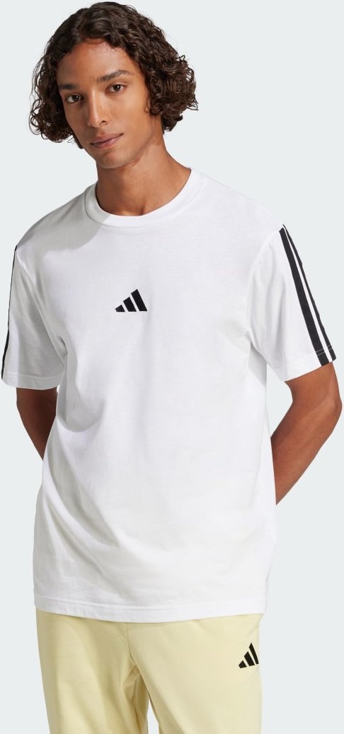 Essentials 3-Streifen Single Jersey T-Shirt