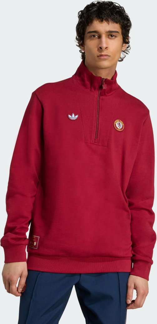 Aston Villa FC Terrace Icons Half-Zip Top