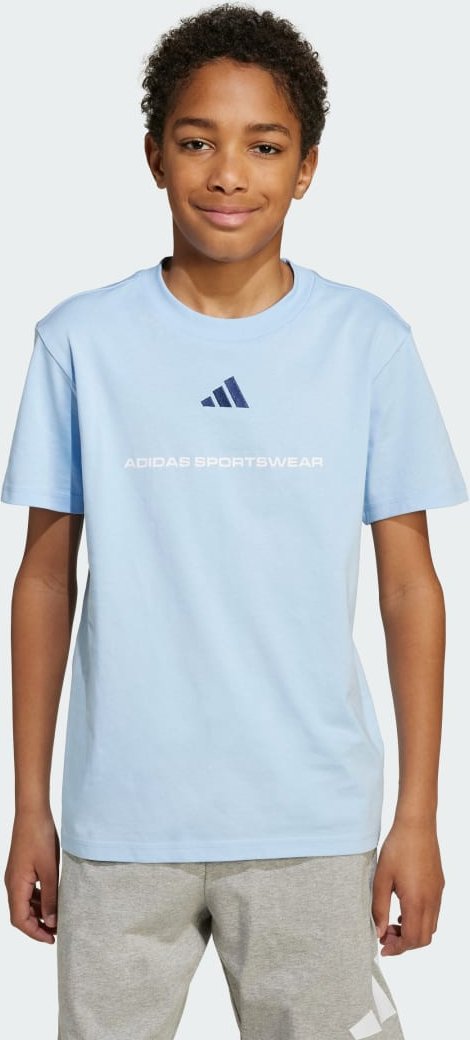 adidas Slogan Single Jersey T-Shirt