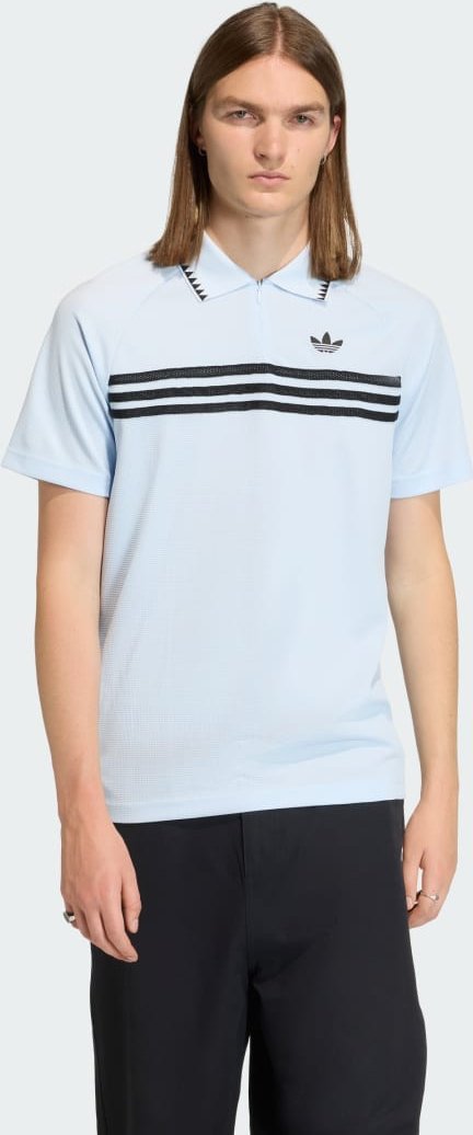 CHEST STRIPES SLIM POLOSHIRT