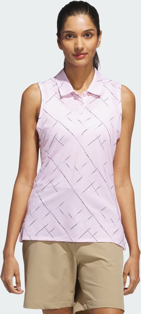 Ultimate365 Printed Sleeveless Poloshirt