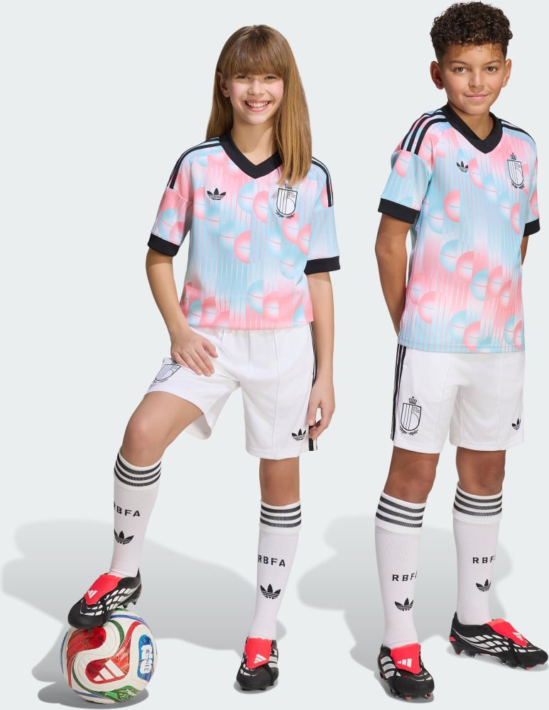 Belgien 26 Kids Auswärtsshorts