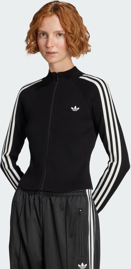Thumbnail - Adicolor 3-Streifen Slim Knit Originals Jacke