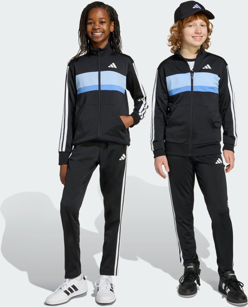 Seasonal Essentials Tiberio 3-Streifen Tricot Kids Trainingsanzug