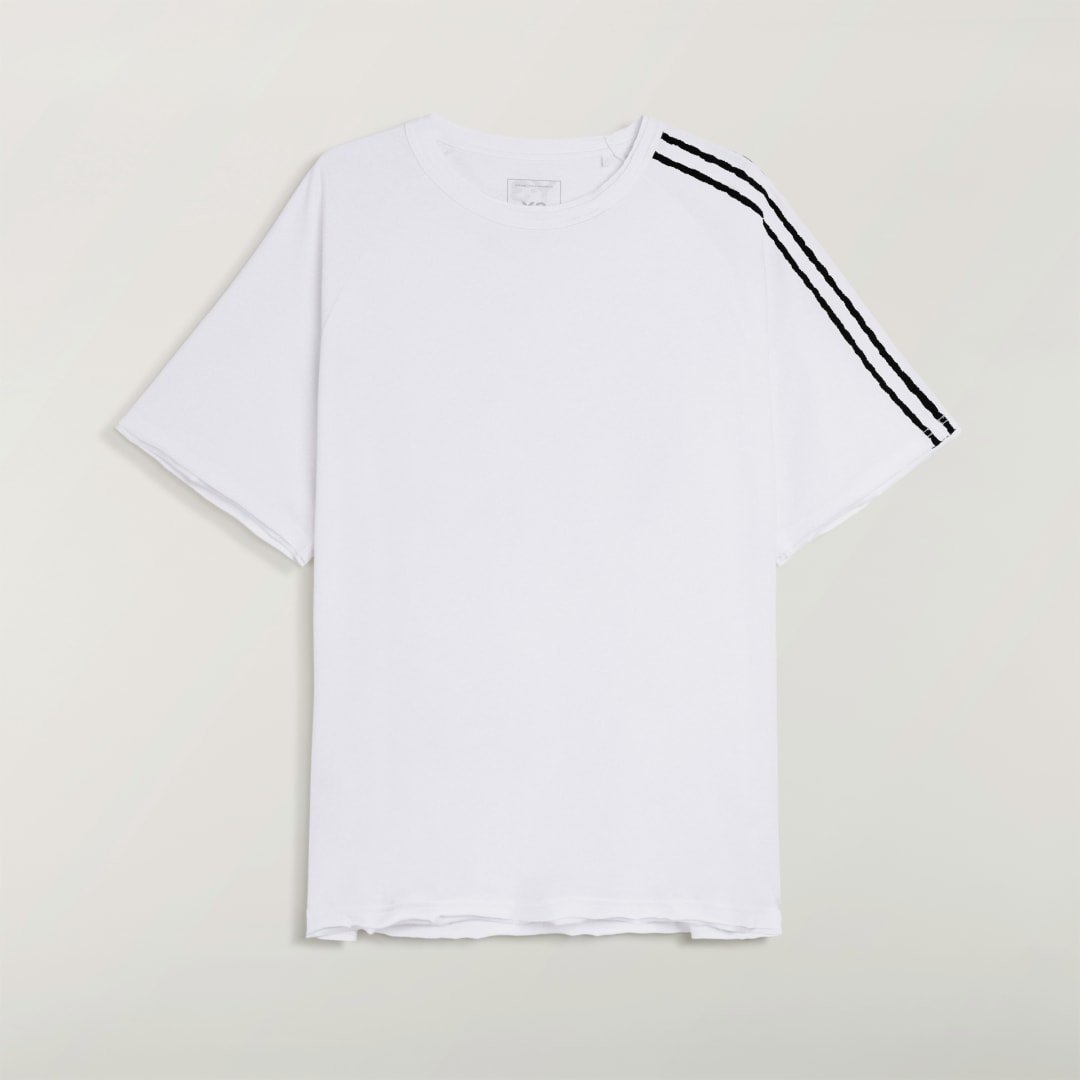 Y-3 RAW EDGE 3-STREIFEN T-SHIRT
