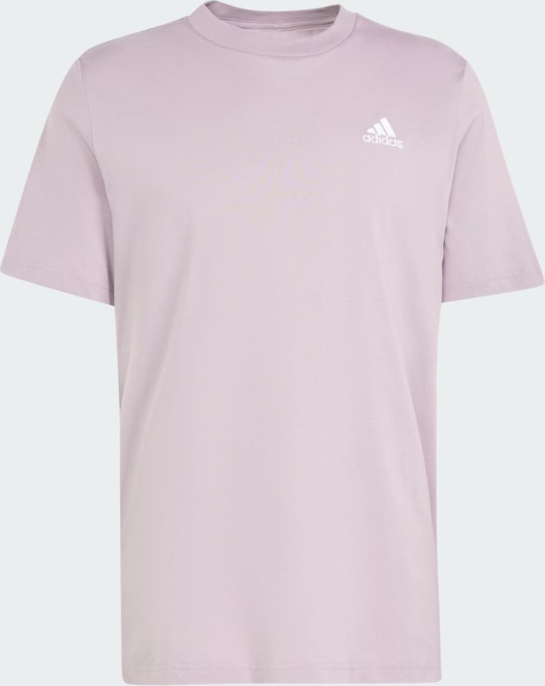 Essentials T-Shirt aus Single Jersey mit kleinem aufgestickten Logo