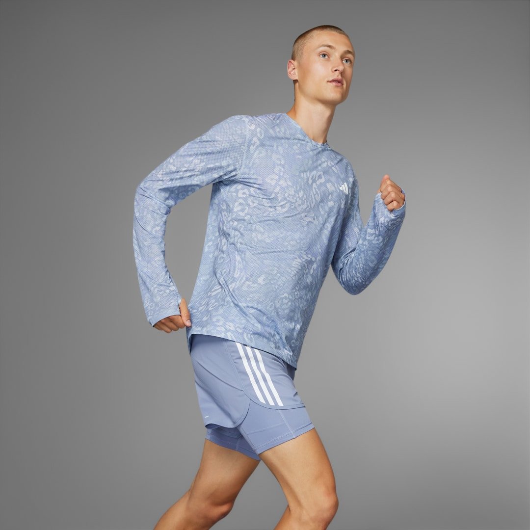 Thumbnail - Own the Run CLIMACOOL 3-Streifen Longsleeve