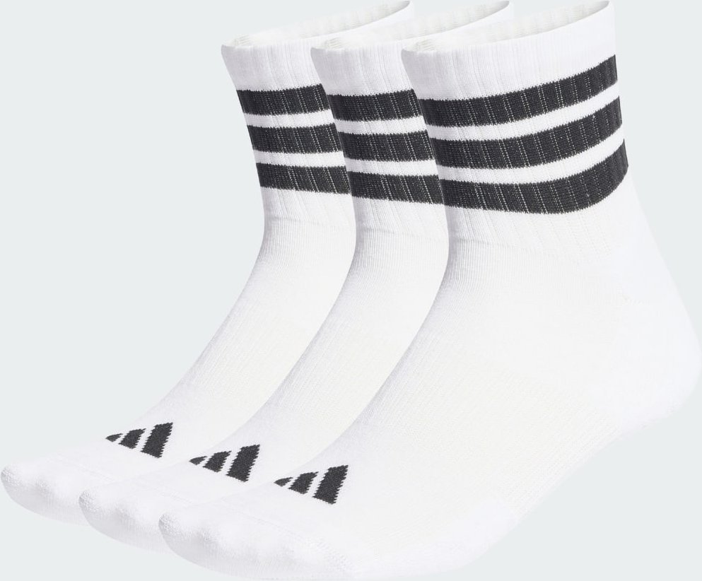 Thumbnail - 3-STREIFEN SPORTSWEAR DÄMPFENDE HALBHOHE SOCKEN, 3 PAAR