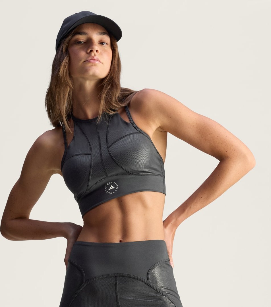 Thumbnail - adidas by Stella McCartney Training Micro Dot Crop-Top