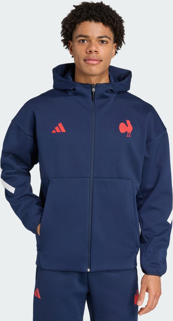 Frankreich Full-Zip Travel Hoodie