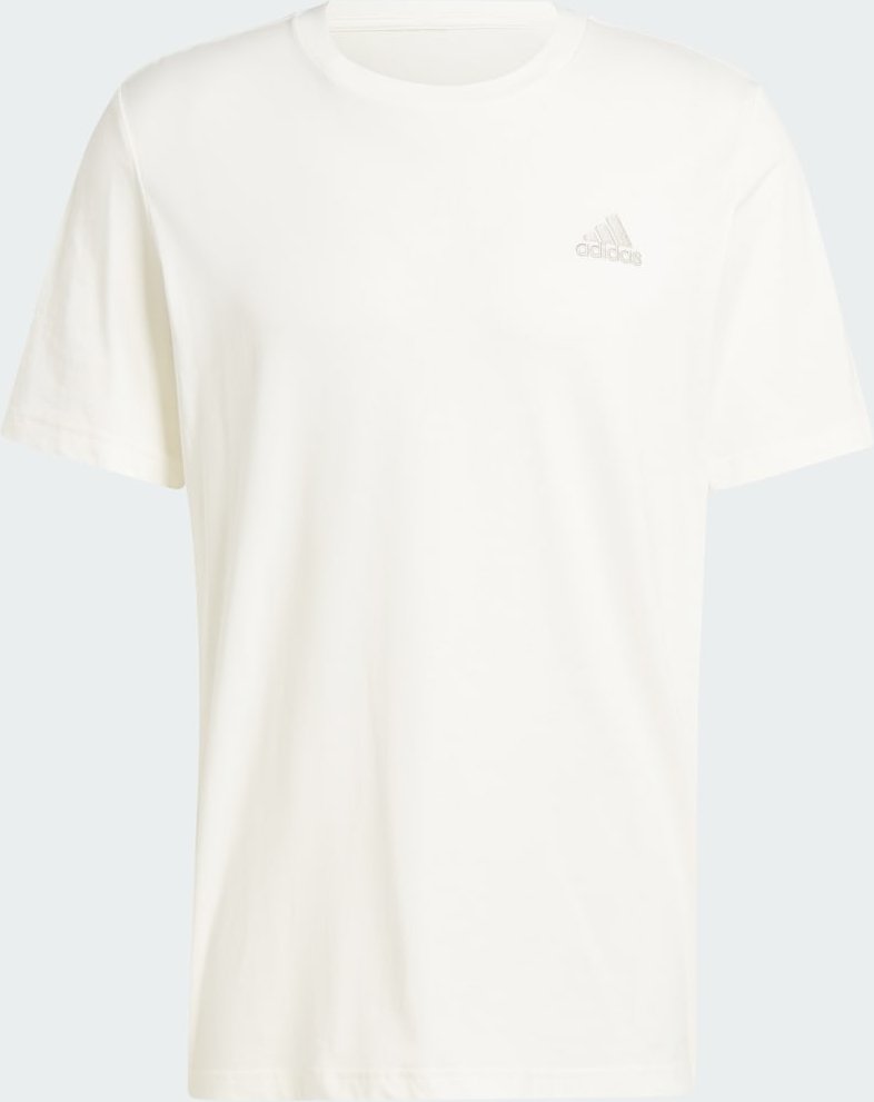 Essentials T-Shirt aus Single Jersey mit kleinem aufgestickten Logo