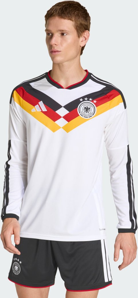 Langärmeliges Deutschland 26 Heimtrikot