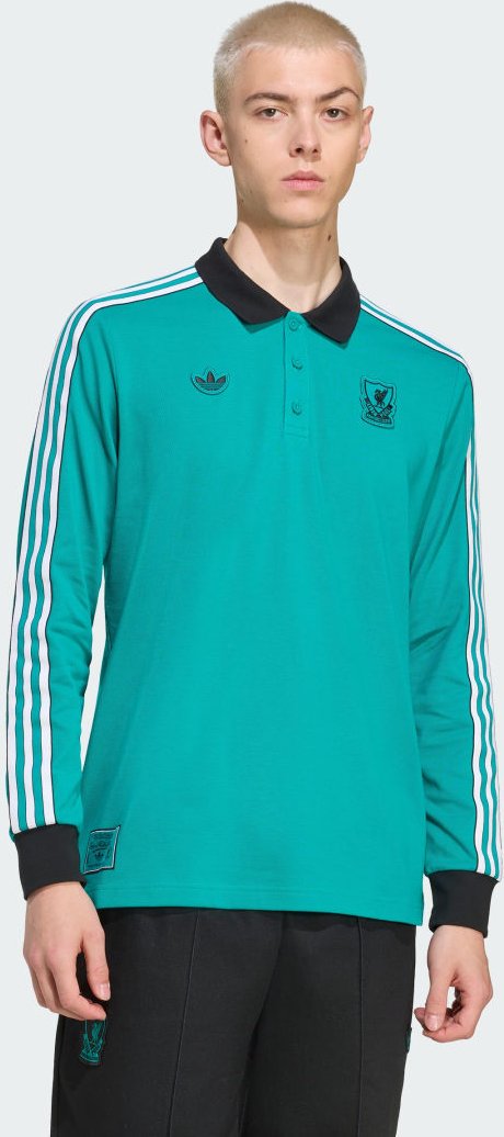 Thumbnail - Liverpool FC Terrace Icons langärmeliges Poloshirt