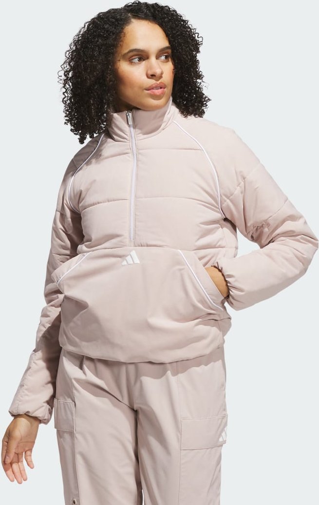 Beyond Twistweave Loose Quarter-Zip Jacket