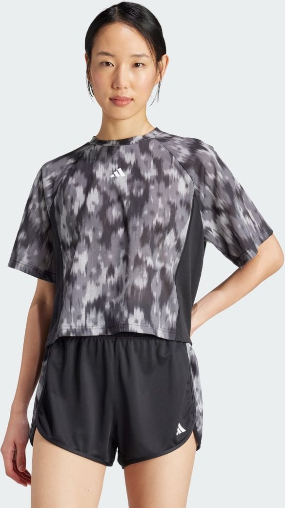 Train Essentials Allover Print Flower Tie-Dye Shirt