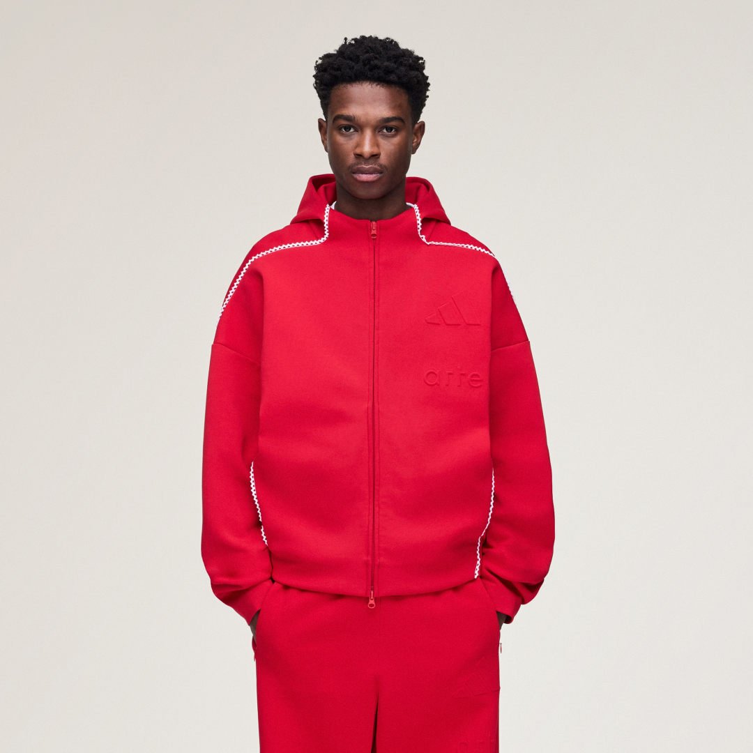 adidas x Arte Antwerp Z.N.E. Trainingsjacke mit durchgehendem Reißverschluss