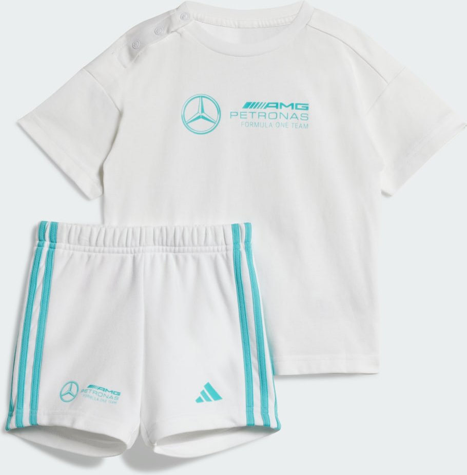 MERCEDES - AMG PETRONAS FORMULA ONE TEAM DNA KIDS T-SHIRT UND SHORTS SET