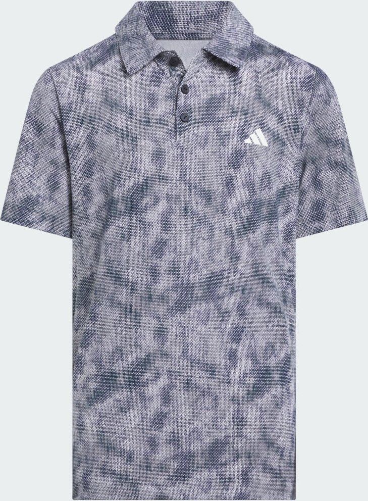 Performance Textured Print Polo Shirt Kids