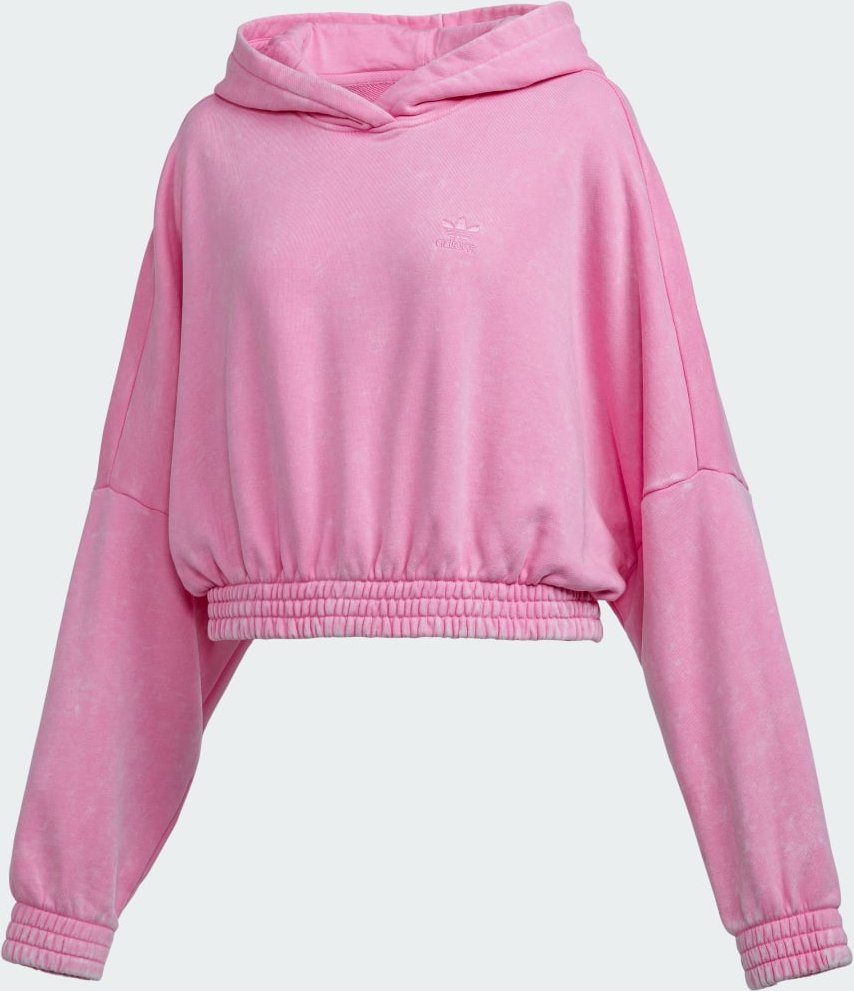 Acid-Wash Crop Hoodie